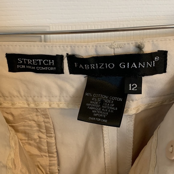 Beige Fabrizio Gianni Straight Leg Trousers - Picture 4 of 5